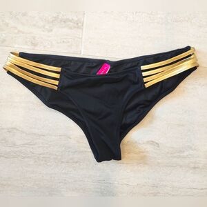 Victoria's secret Black bikini bottom  sz